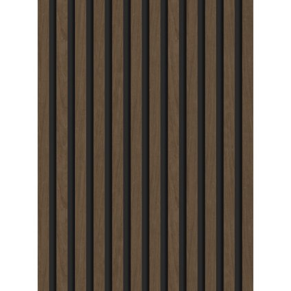 Mexen Lam-B, akustické stenové lamely 275 × 30 cm, HDF doska 4 mm, technická dyha, orech espresso, S100-275307-3015-019