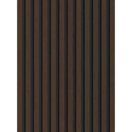 Mexen Lam-B, akustické stenové lamely 275 × 30 cm, HDF doska 4 mm, technická dyha, orech palisandrový, S100-275307-3015-021