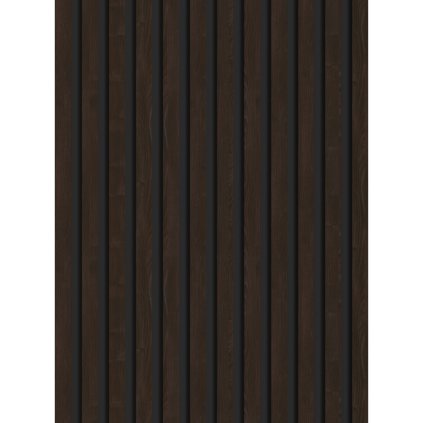 Mexen Lam-B, akustické stenové lamely 275 × 30 cm, HDF doska 4 mm, technická dyha, eben hnedý, S100-275307-3015-022