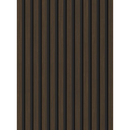 Mexen Lam-B, akustické stenové lamely 275 × 30 cm, HDF doska 4 mm, technická dyha, orech pálený, S100-275307-3015-024