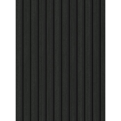 Mexen Lam-F, akustické stenové lamely 275 × 30 cm, plstený podklad 8 mm, technická dyha, dub čierny striebristý, S105-275307-3015-025