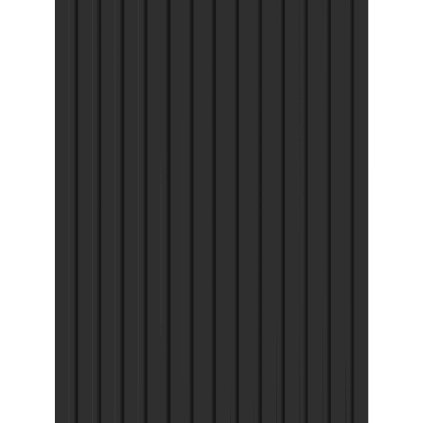 Mexen Lam-B, stenové lamely 275 × 31,5 cm, HDF doska 4 mm, čierna matná, S100-275317-2812-053