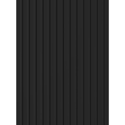 Mexen Lam-B, stenové lamely 275 × 31,5 cm, HDF doska 4 mm, čierna lesklá, S100-275317-2812-055