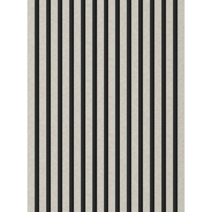 Mexen Lam-B, stenové lamely 275 × 31,5 cm, HDF doska 4 mm, ľan sivý, S100-275317-2812-068