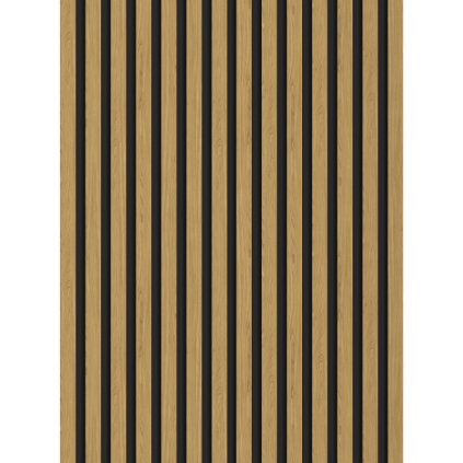Mexen Lam-B, stenové lamely 275 × 31,5 cm, HDF doska 4 mm, dub jantárový, S100-275317-2812-073