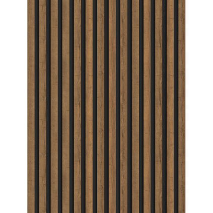 Mexen Lam-B, stenové lamely 275 × 31,5 cm, HDF doska 4 mm, dub moka, S100-275317-2812-074