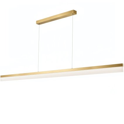 Toolight, LED stropné svietidlo 200cm, 48W, 4000K, APP1697-CP, zlatá matná, OSW-07893
