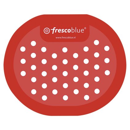 SCHWAB, FRESCOBLUE Sitko pre urinál 168x140 mm, červené, 6003900401