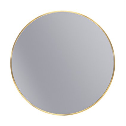 ErgaRoundMirror70x70cmGodenFrame 3