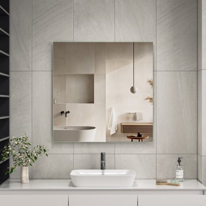 ErgaPlainMirror80x80cm 1