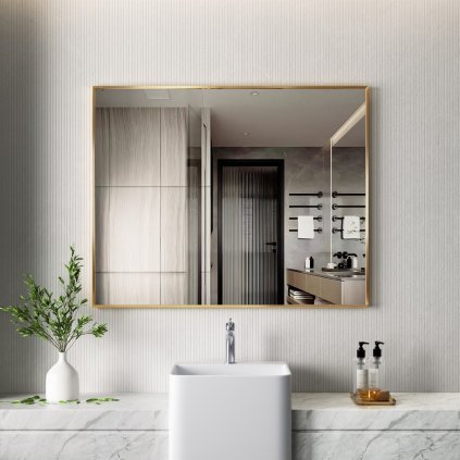 ErgaMirrorGoldFrame100x80cm 1