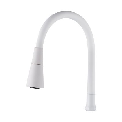 Invena, 2-funkčná elastická výlevka pre drezové batérie, biela, INV-SC-B1-226-L