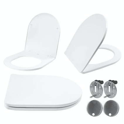 Rea Carlo, WC sedátko, duroplast UF, biela, REA-C6007