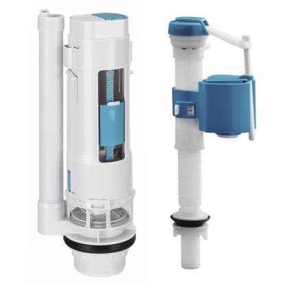 Bruckner, Splachovacia súprava s tlačidlom DUAL 49mm, spodné napúšťanie 1/2", chróm, 301.425.0