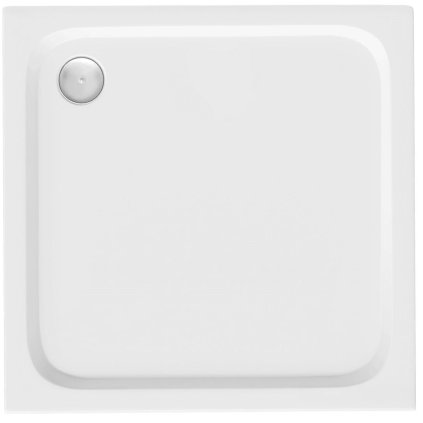 Rea Belmond, akrylová sprchová vanička 90x90x5,5 cm, biela lesklá, REA-K4371