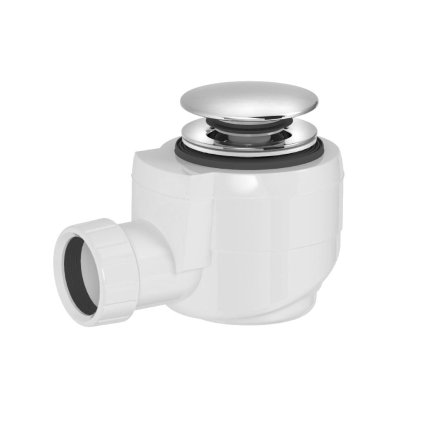 Polysan, Vaňová výpusť DN40, click-clack, chróm, 71714