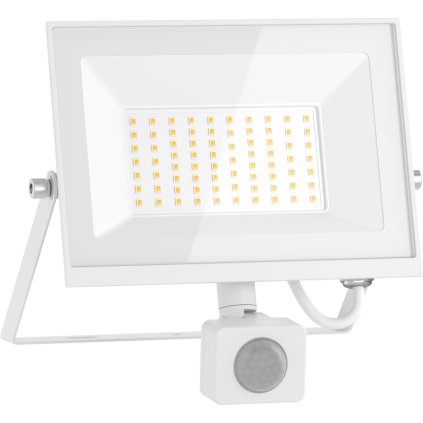 Mexen Luxpro+ LED reflektor s pohybovým senzorom, 50W, studená - 6500K, 5500 lm, biela - L236-050-65-20