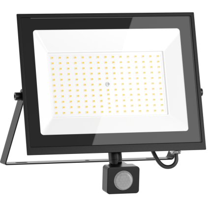 Mexen Luxpro+ LED reflektor s pohybovým senzorom, 100W, studená - 6500K, 11000 lm, čierna - L236-070-65-70