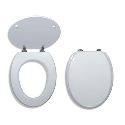 Novaservis - sedátko plast, WC/BILA