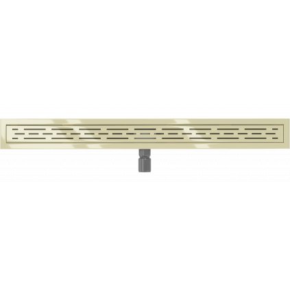 Mexen Flat M01 nerezový sprchový žľab 90 cm, zlatá, 1520090-15