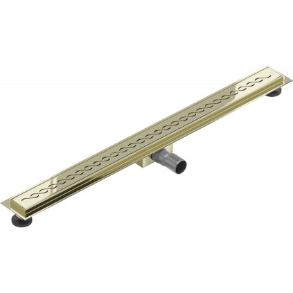 Mexen Flat M18 nerezový sprchový žľab 90 cm, zlatá, 1523090-15