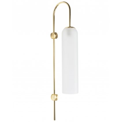 Toolight - Sklenená nástenná lampa APP664-1W, zlatá, OSW-04660