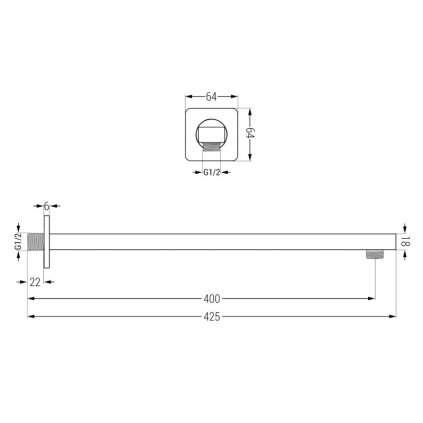 83097 mexen uno podomietkovy sprchovy set dr33 chromova 71435dr33 00