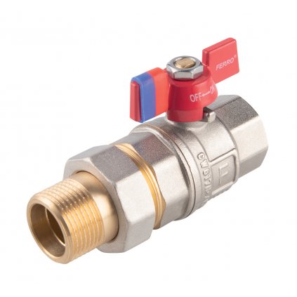 Novaservis, Kulový plnoprůtočný kohout se šroubením, motýlek ŠM 3/4", KFPS2