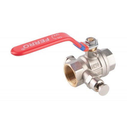 Novaservis, Kulový plnoprůtočný kohout s vypouštěním, páka MM 3/4", KFPO2