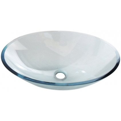 Sapho, PURE sklenené umývadlo oválne 52x37,5 cm, 2501-12