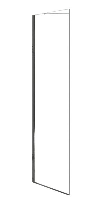 Rea Molier, sklenená stena 80x190cm ku sprchovému kútu Molier, 6mm číre sklo, chrómový profil, REA-K8534