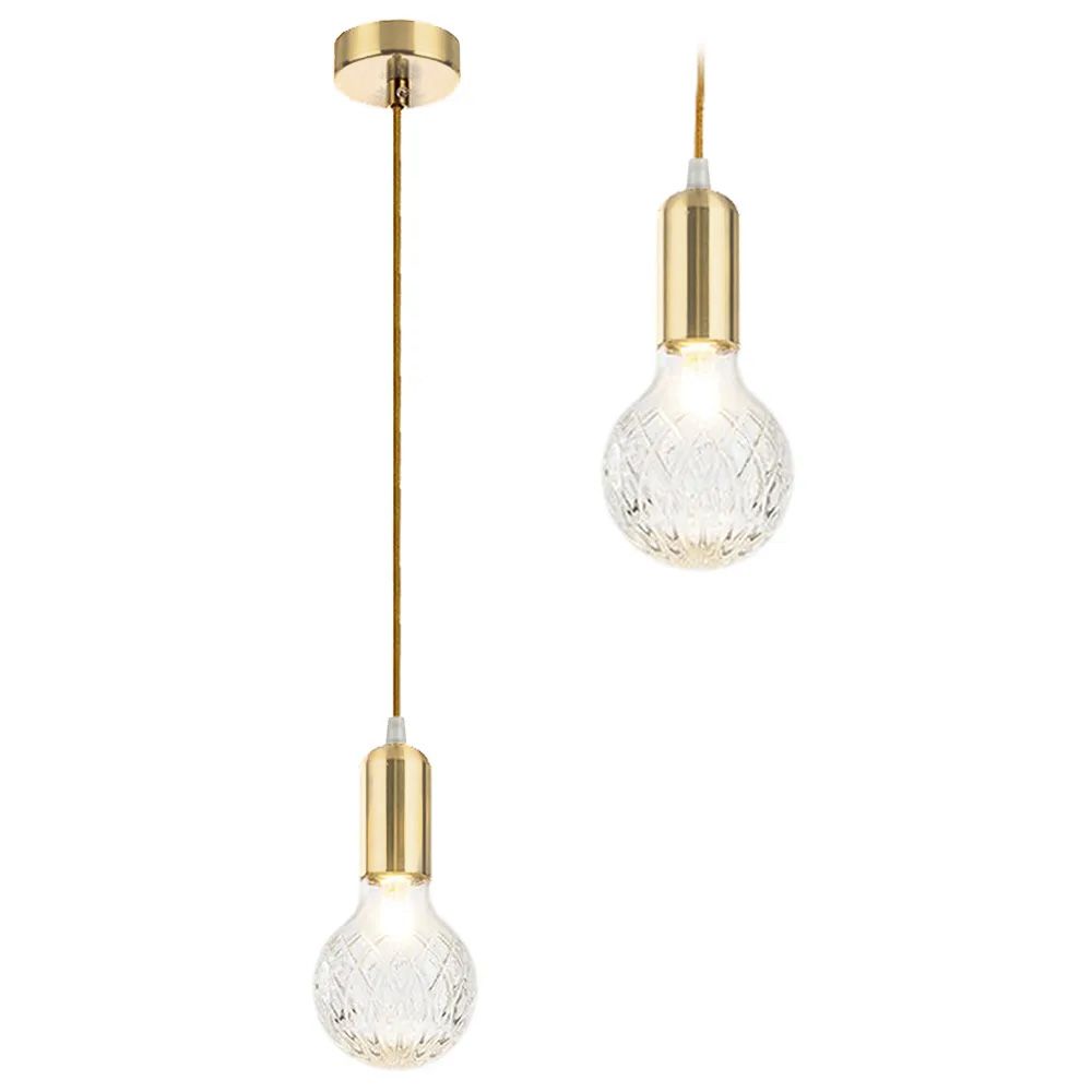 Toolight - závesná lampa Retro Gold G9 APP649-1CP, zlatá, OSW-08160