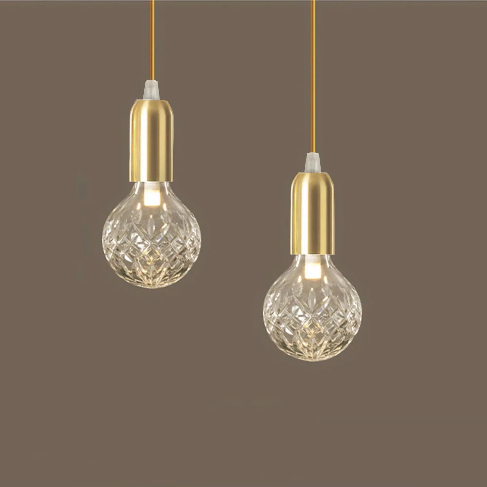 Toolight - závesná lampa Retro Gold G9 APP649-1CP, zlatá, OSW-08160
