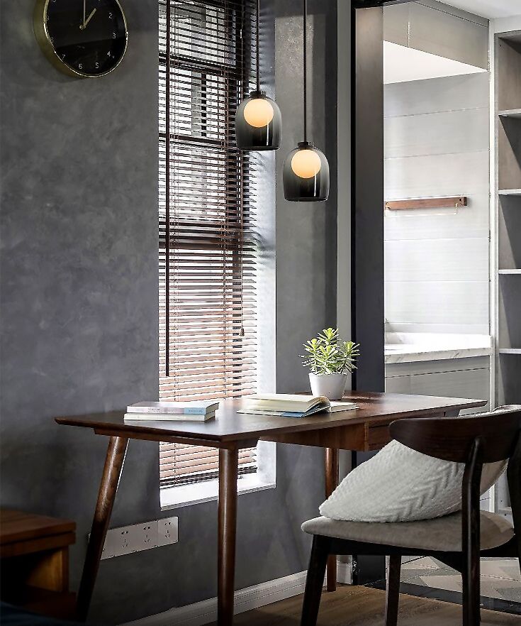 Toolight - stropná sklenená lampa G9 25W APP1026-1CP, čierna, OSW-09484