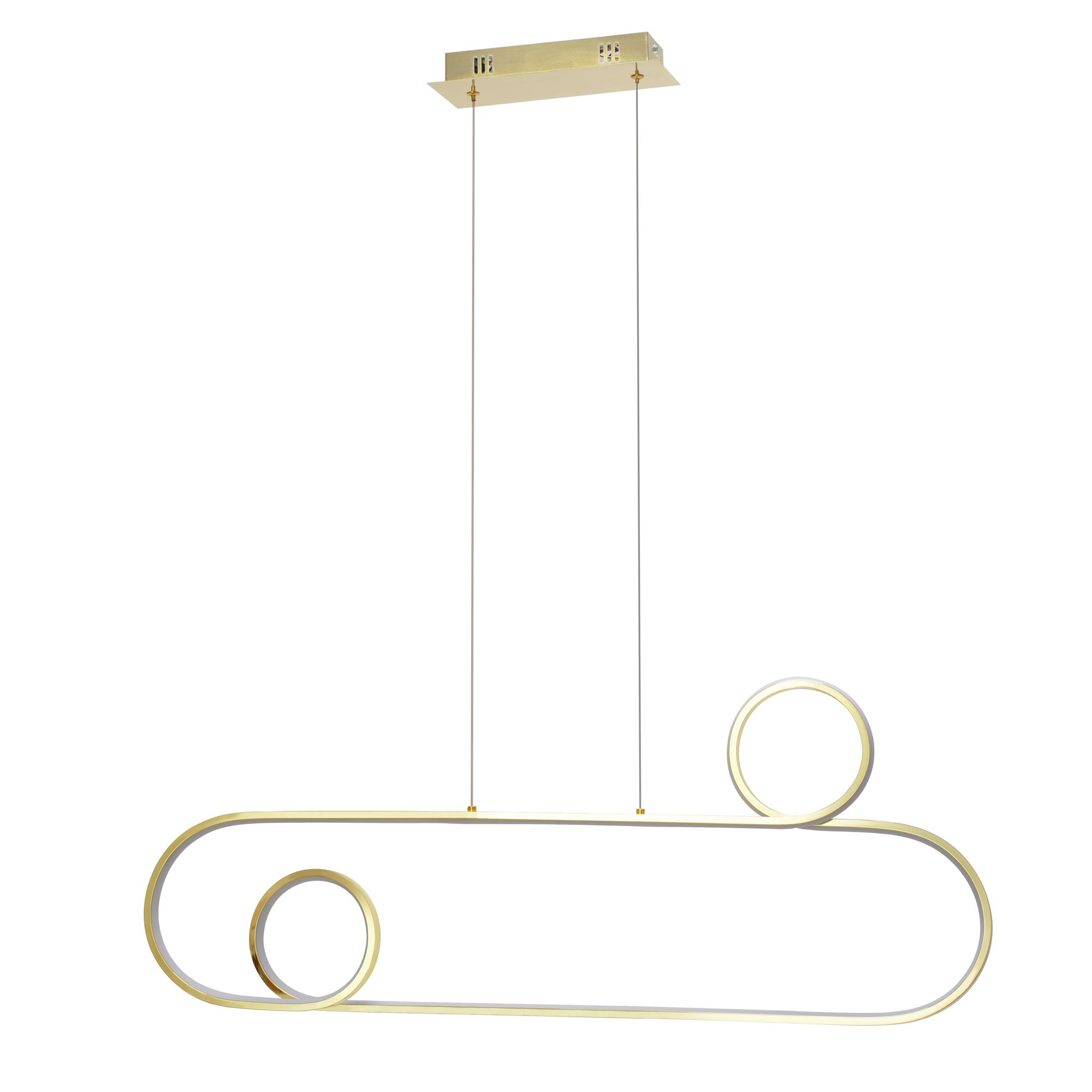 Toolight - LED závesné svietidlo APP809-CP GOLD, zlatá, OSW-09850