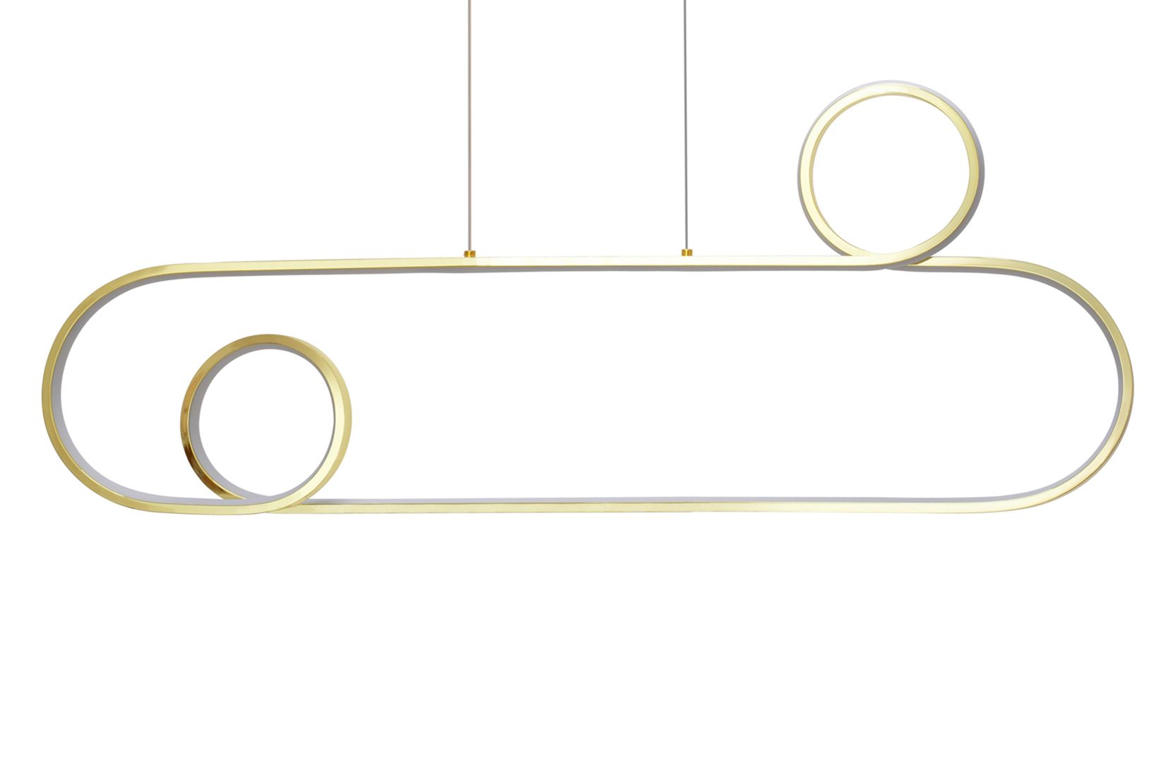 Toolight - LED závesné svietidlo APP809-CP GOLD, zlatá, OSW-09850