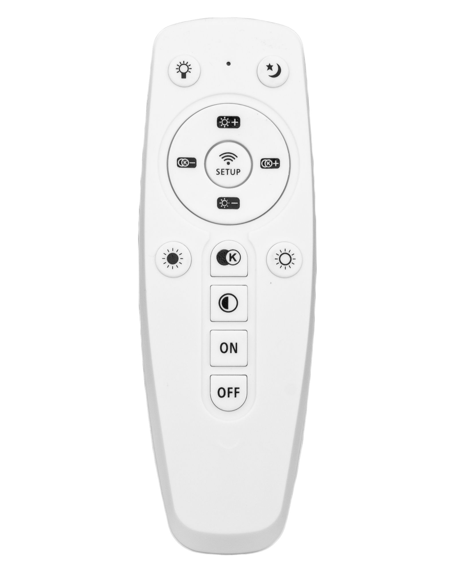 Toolight - LED stropné svietidlo + diaľkové ovládanie APP802-C, čierna, OSW-09751