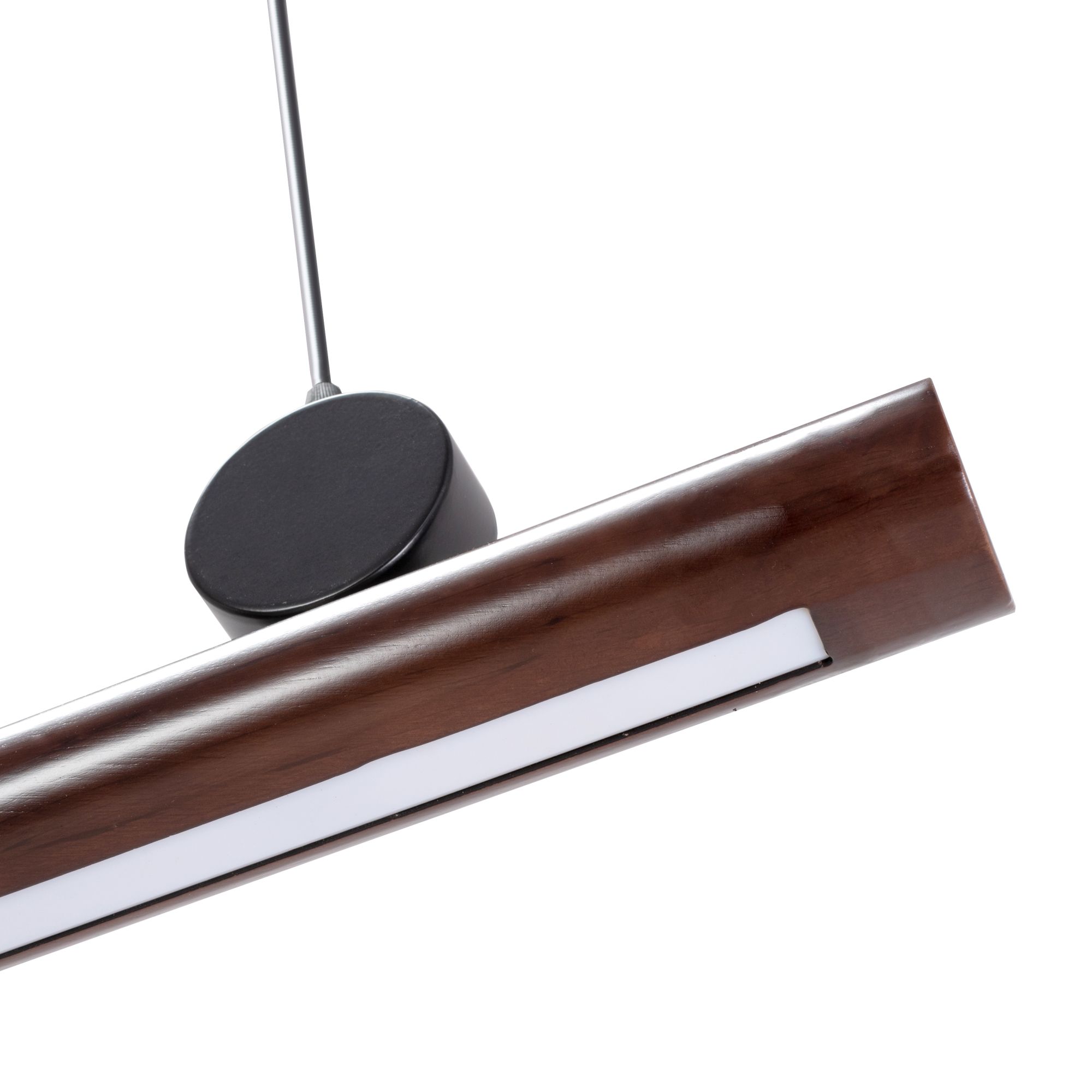 Toolight - LED stropná lampa APP969-1CP, hnedá-čierna mriežka, OSW-07002