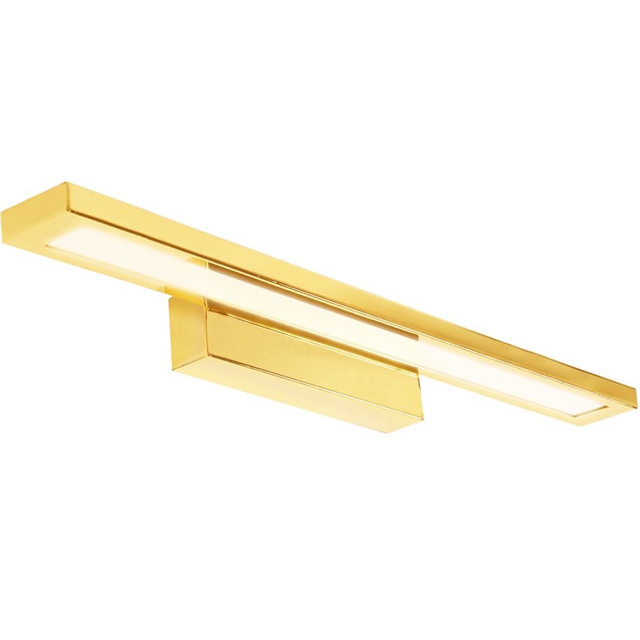 Toolight, LED nástenné svietidlo nad zrkadlo 80cm APP838-1W, zlatá, OSW-07016