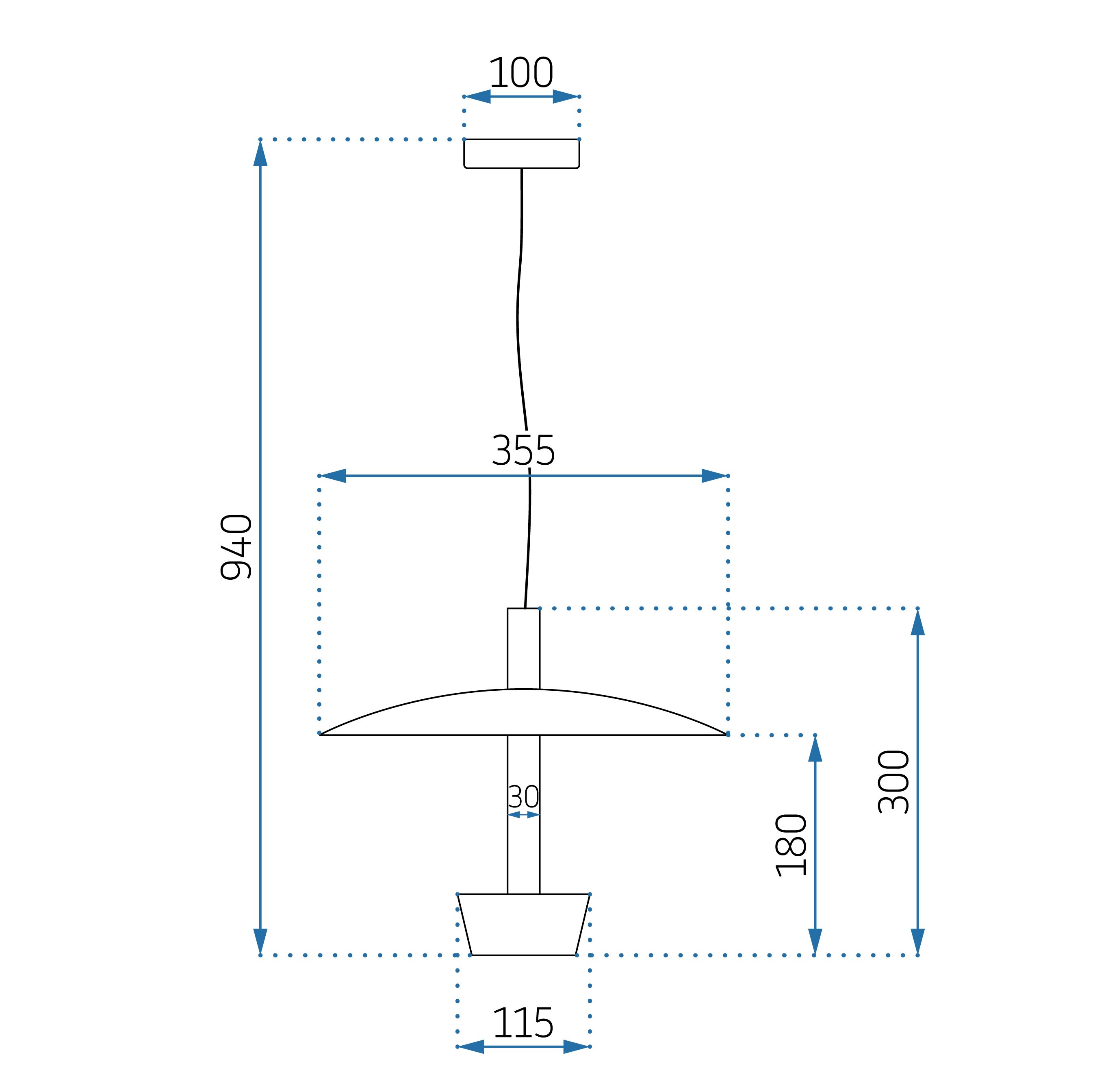 Toolight - Stropné svietidlo APP914-1CP, čierna-zlatá, OSW-01041