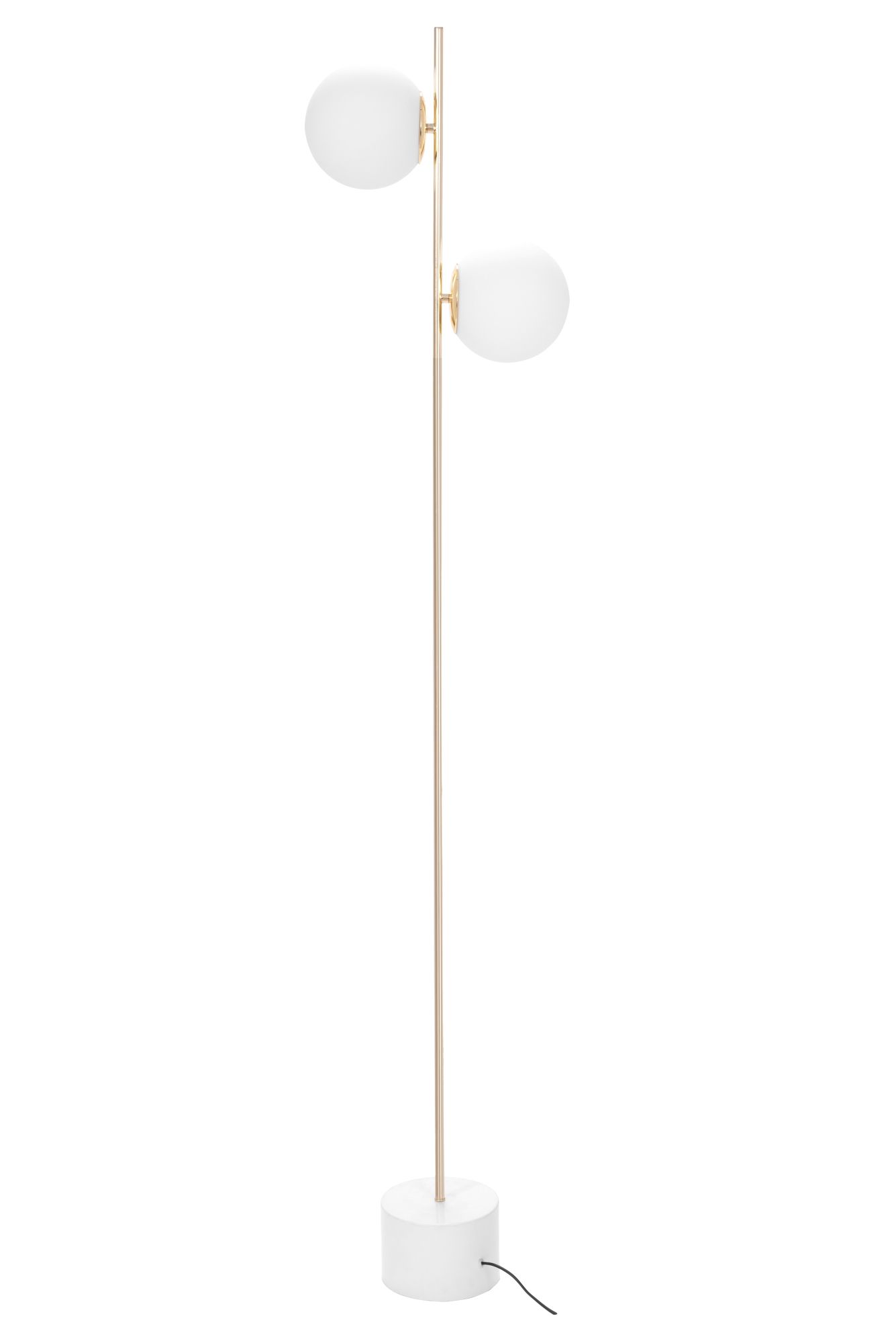 Toolight - Podlahová lampa 2xE27 APP916-2F, zlatá, OSW-03269