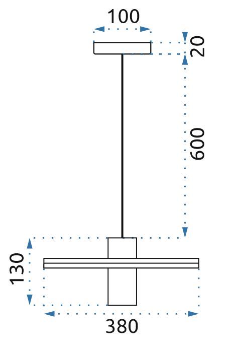 Toolight - Stropná lampa 3xE27 60W APP740-3CP, čierna, OSW-01105
