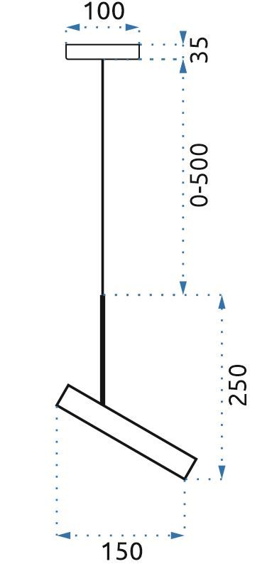 Toolight - Stropné svietidlo typu reflektor-nastaviteľné 1xGU10 60W DIAMENT APP609-1C, čierna, OSW-06362
