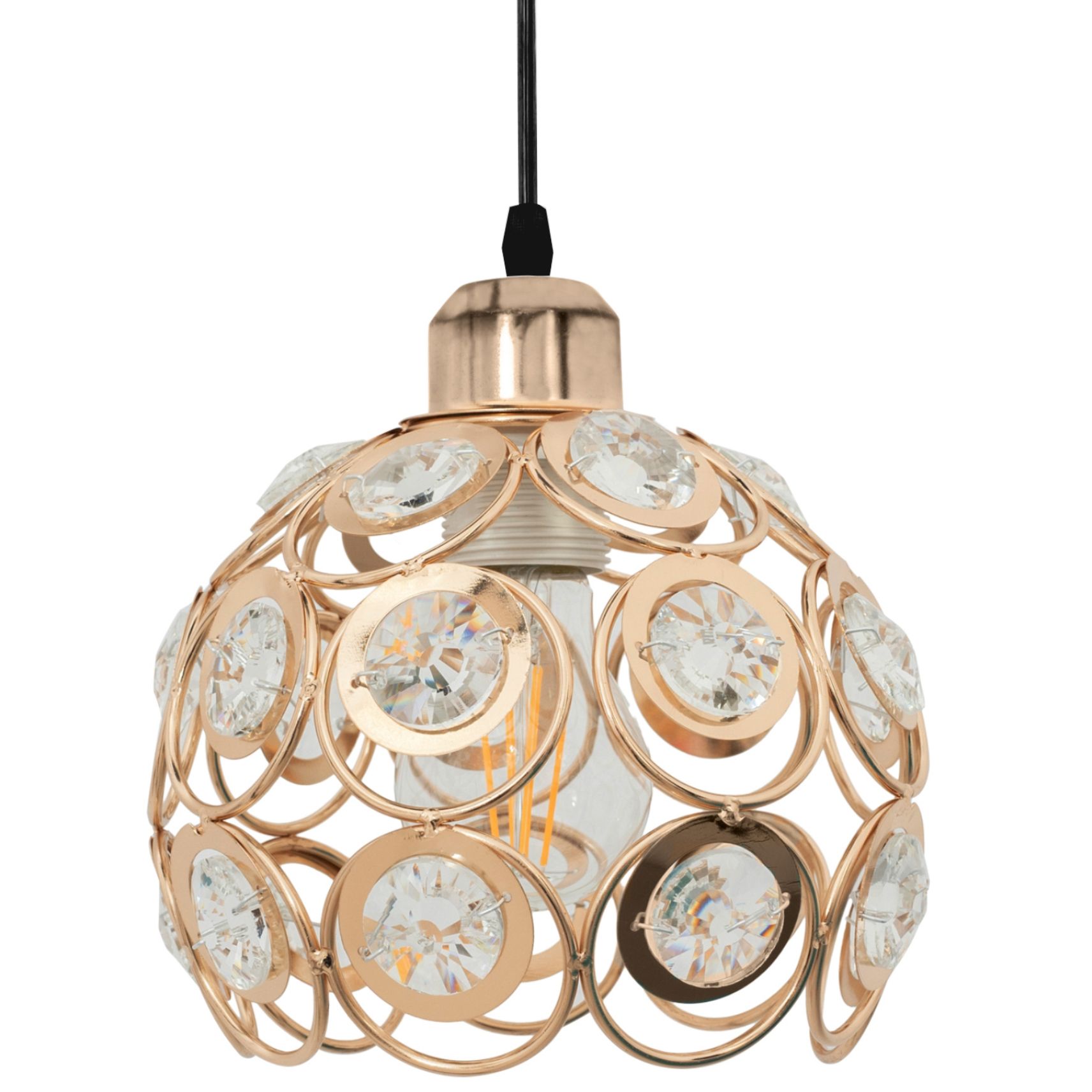 Toolight - Elegantné stropné svietidlo 1xE27 APP208, zlatá, OSW-00403
