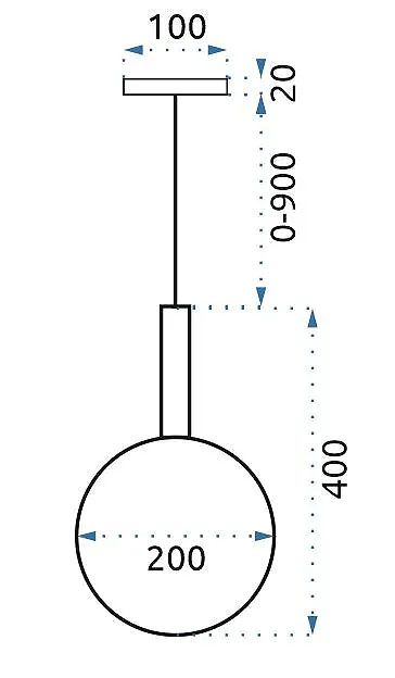 Toolight - Stropná lampa Cary 20cm 1xE27, biela, OSW-00034