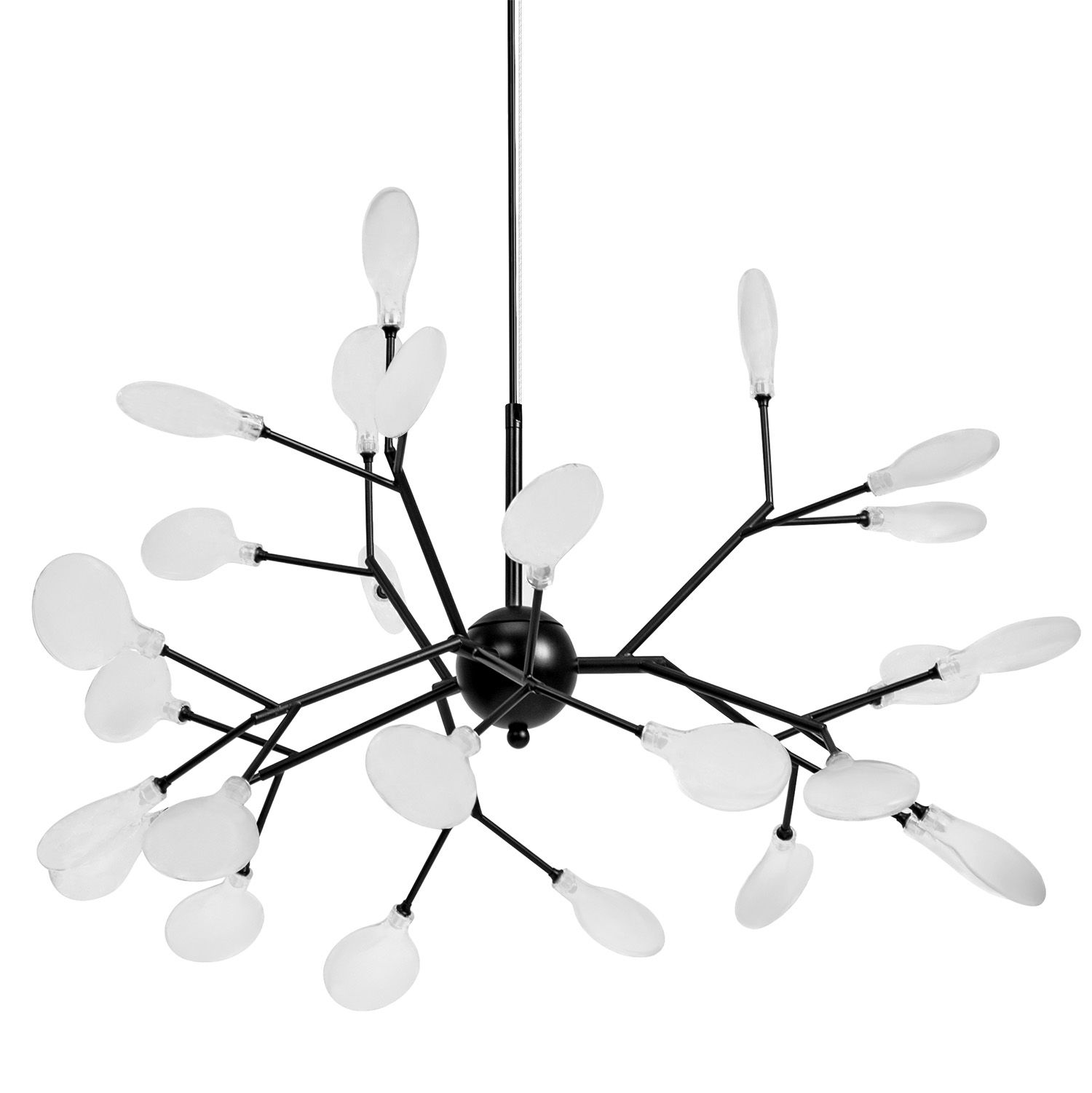 Toolight - Stropné svietidlo 27xG4 APP590-CP, čierna-biela, OSW-09884