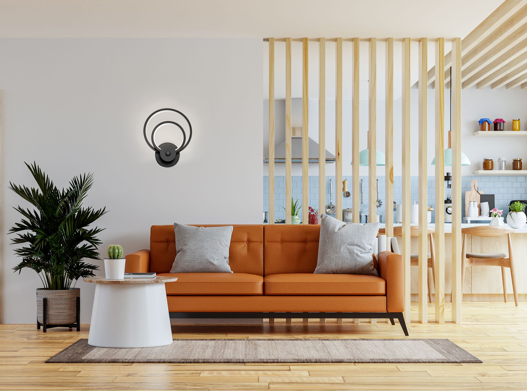Toolight, LED nástenné svietidlo APP1042-W, čierna, OSW-03622