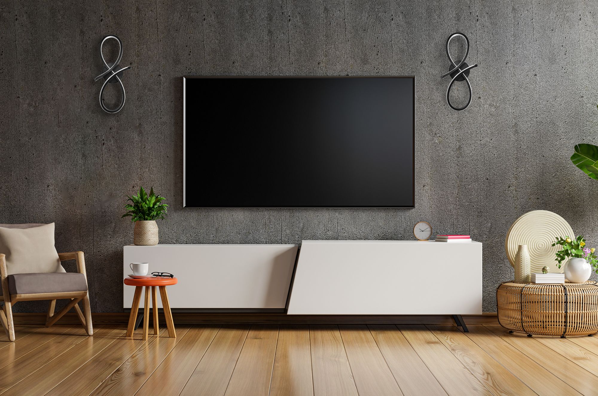 Toolight, LED nástenné svietidlo APP1050-W, čierna, OSW-01695