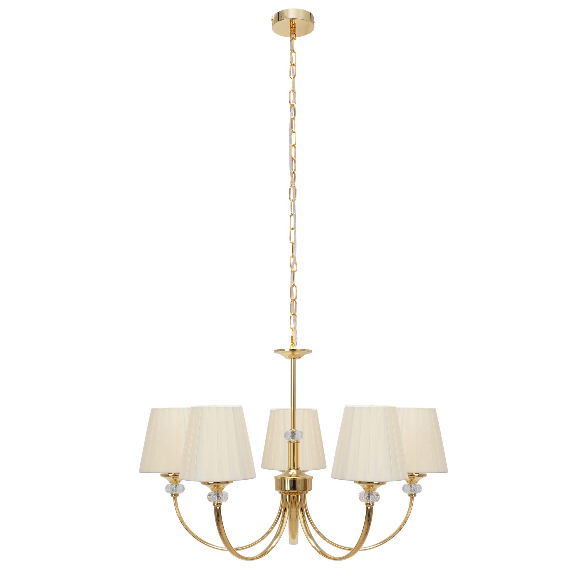 Toolight, stropná lampa 5xE14 APP1014-5CP, béžová, OSW-05557