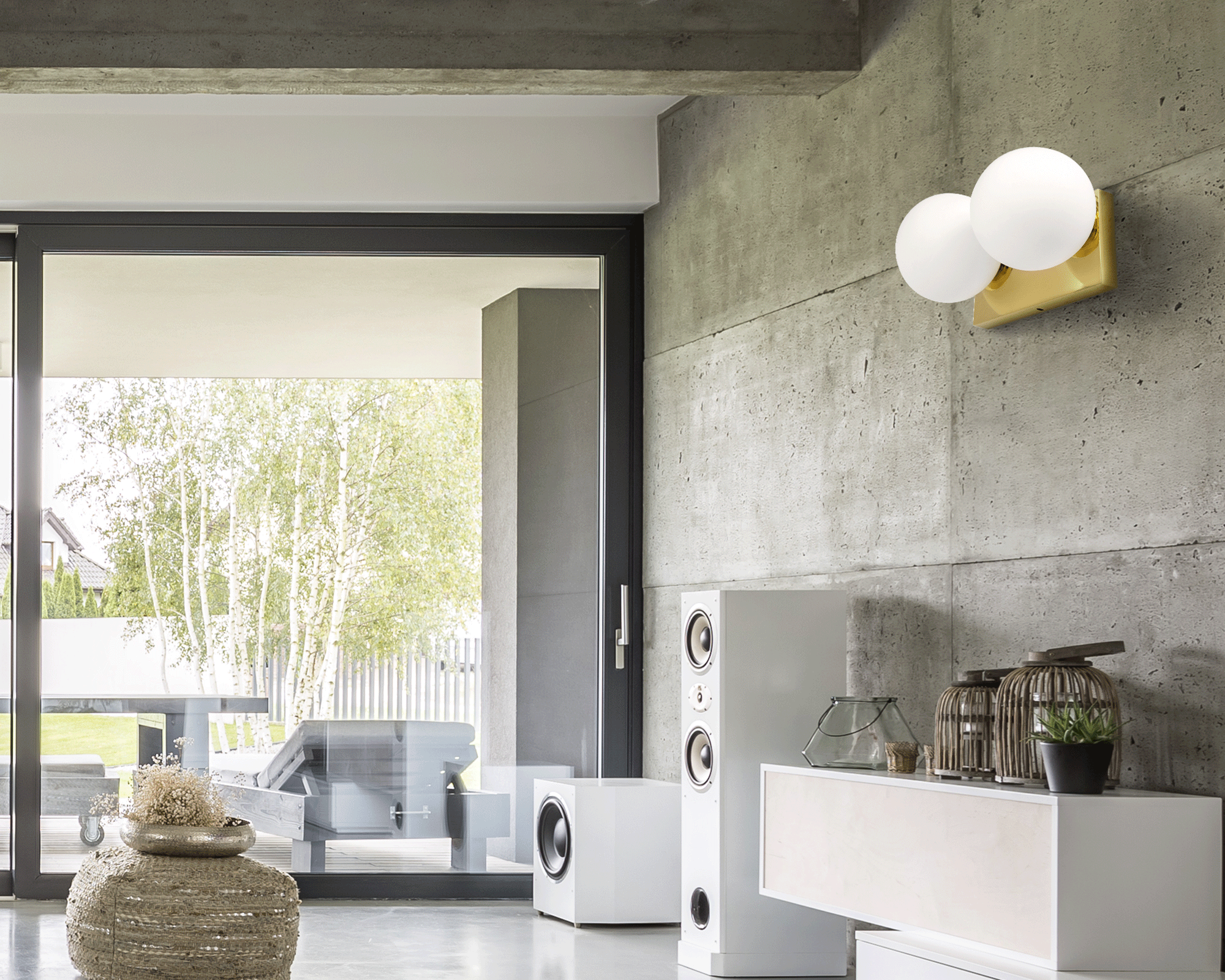 Toolight, nástenná lampa 2xE27 APP1010-2W, zlatá, OSW-05556
